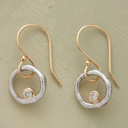 Laura - Vintage-Ohrringe mit Zirkonia